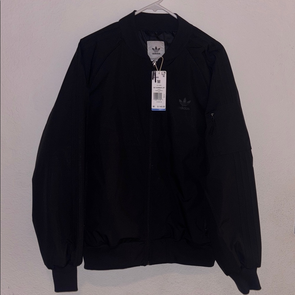 Adidas Men's Black Bomber Jacket
